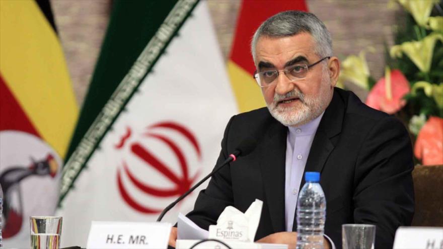 El presidente de la Comisión de Seguridad Nacional y Política Exterior del Parlamento iraní, Alaeddin Boruyerdi.