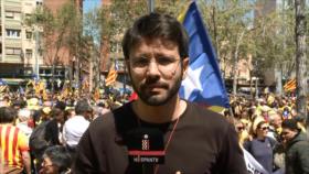 Catalanes exigen libertad de presos políticos