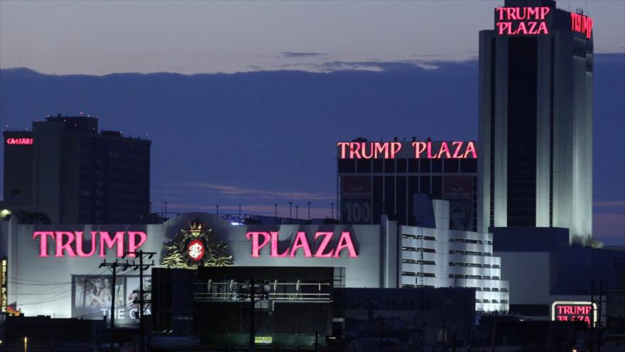 Trump Plaza, un hotel y casino en Atlantic City (Nueva Jersey, EE.UU.).