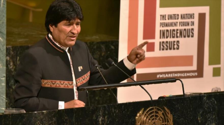 Evo Morales critica en ONU agresión de EEUU contra Siria