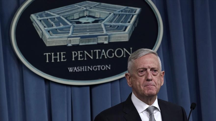 El secretario de Defensa de Estados Unidos, James Mattis, 13 de abril de 2018.
