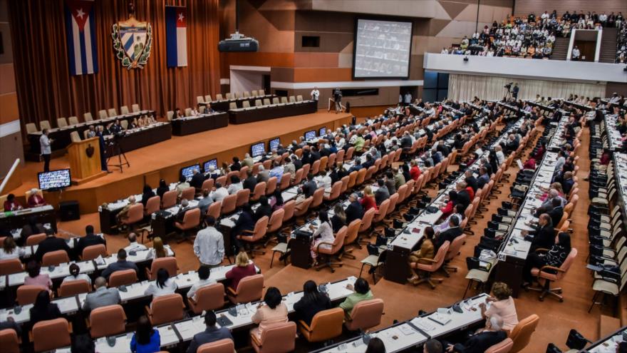 Sesión del Parlamento cubano para la elección de un nuevo presidente, 18 de abril de 2018.
