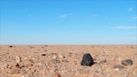 Hallan en Sudán meteorito de un planeta perdido 