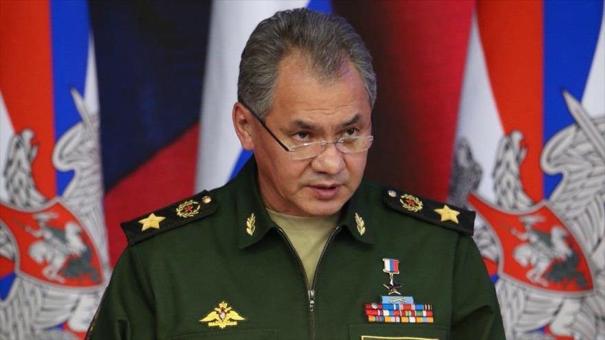 El ministro de Defensa de Rusia, Serguéi Shoigu.