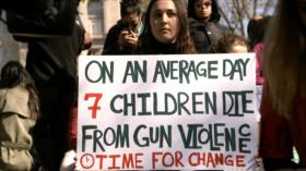 Movimiento estudiantil en EEUU protesta contra violencia armada 