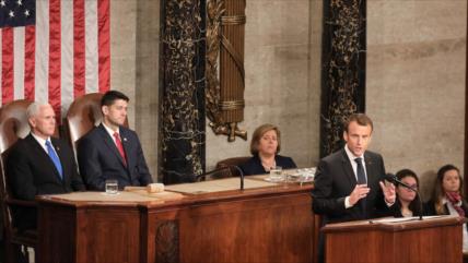 Macron en EEUU: Debemos llegar a nuevo acuerdo ‘integral’ con Irán