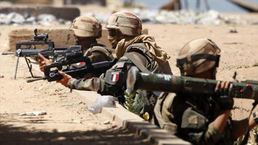 Las fuerzas especiales de Francia en una operación militar.