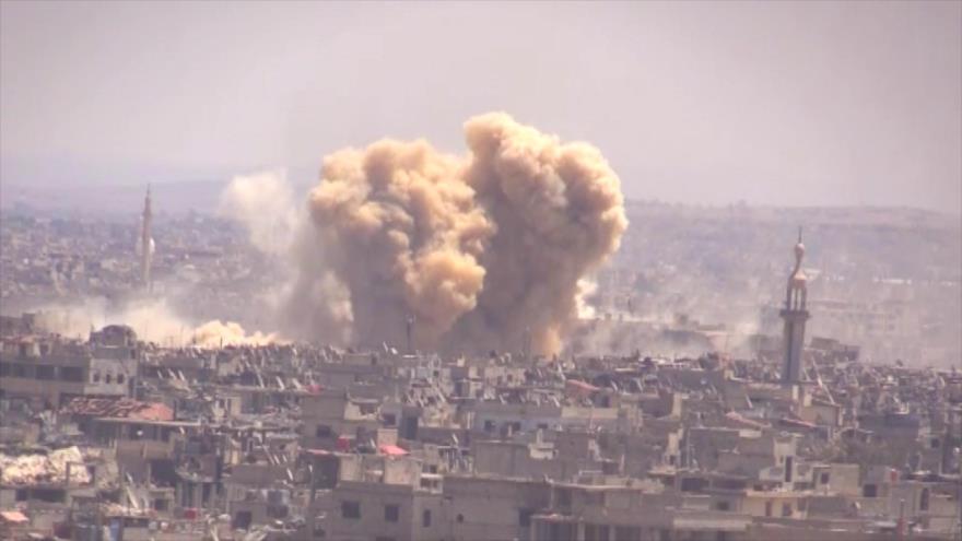 Ejército sirio retoma 4 zonas en sur de Damasco de manos de EIIL