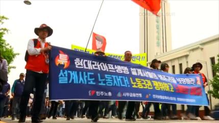 Marchas del Día de Trabajadores en diversas partes del mundo