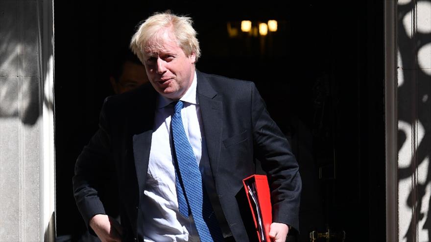 El ministro de Exteriores del Reino Unido, Boris Johnson, tras una reunión del Gabinete en el Downing Street, 1 de mayo de 2018.