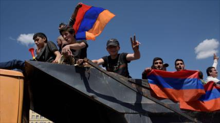 Una huelga general paraliza Ereván, la capital de Armenia