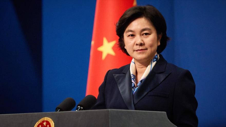 La portavoz del Ministerio de Relaciones Exteriores de China, Hua Chunying.