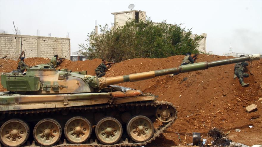 Ejército sirio corta ruta de suministro de terroristas en Damasco