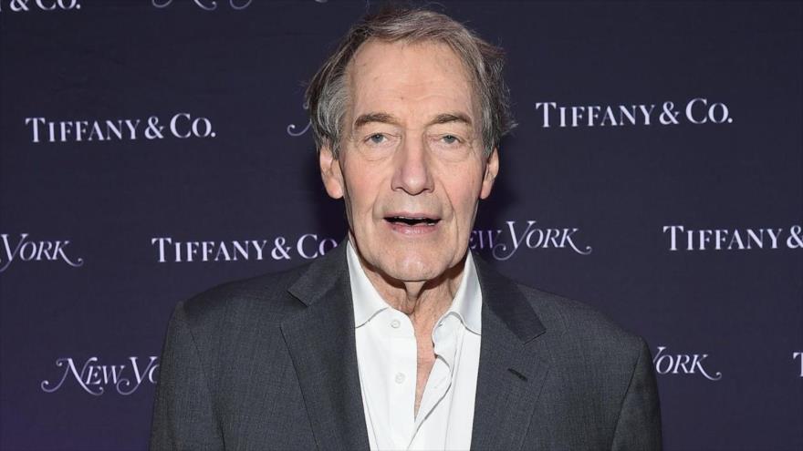 El expresentador de la cadena de televisión estadounidense CBS, Charlie Rose.