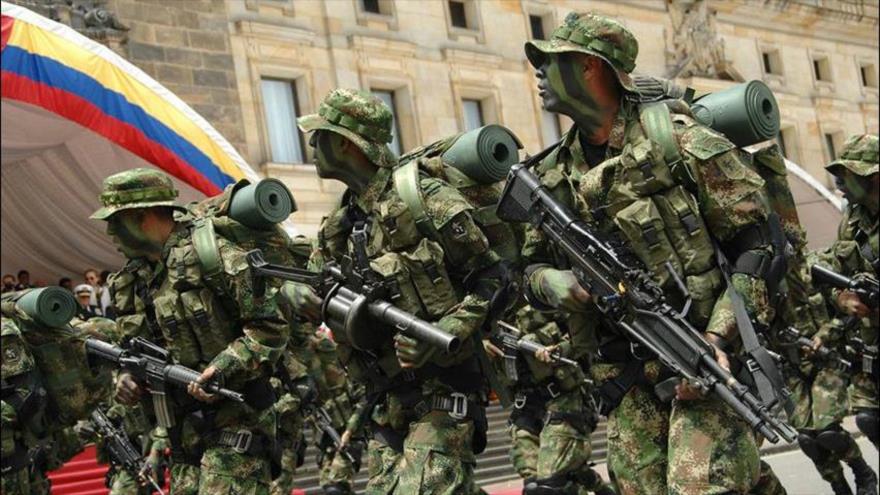 Soldados colombianos.