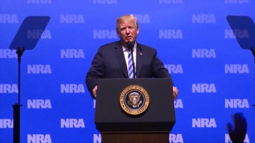Donald Trump defiende la portación de armas