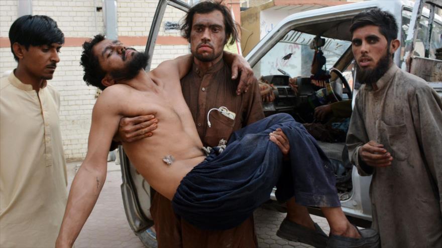 Mina en Pakistán se derrumba y deja varios muertos y heridos