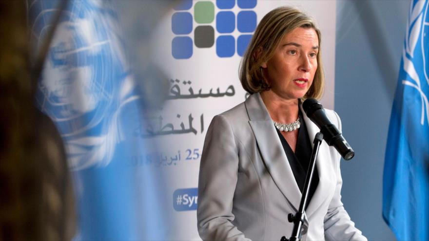 Mogherini: UE, determinada a preservar el pacto nuclear con Irán