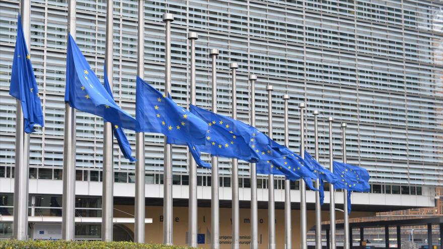 El edificio de la Unión Europea (UE) en Bruselas, capital belga.