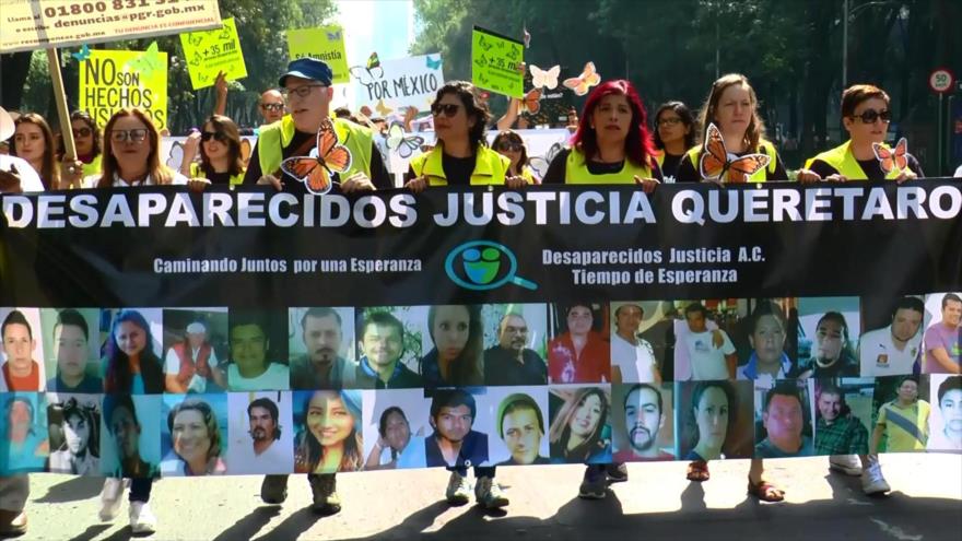 Madres de desaparecidos marchan contra la impunidad en México