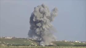 Vídeo: Cazas rusos destruyen sede de Ejército Libre Sirio en Hama