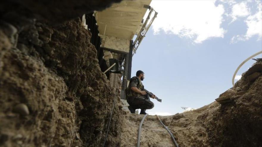 Encuentran en Damasco uno de los mayores túneles de terroristas 