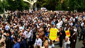 Iraníes condenan la conducta hostil de EEUU contra el país persa