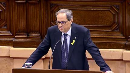 Torra promete trabajar sin descanso para lograr república catalana