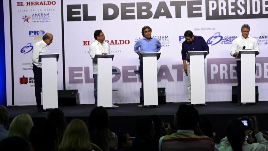Analistas miran las perspectivas de los candidatos colombianos