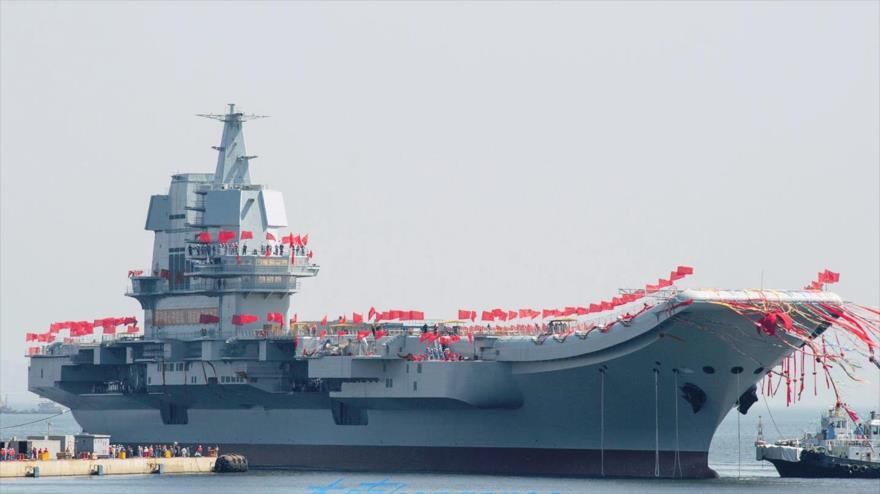 China prueba su primer portaviones de fabricación nacional