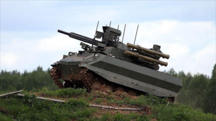 Rusia prueba su “revolucionario tanque” no tripulado en Siria