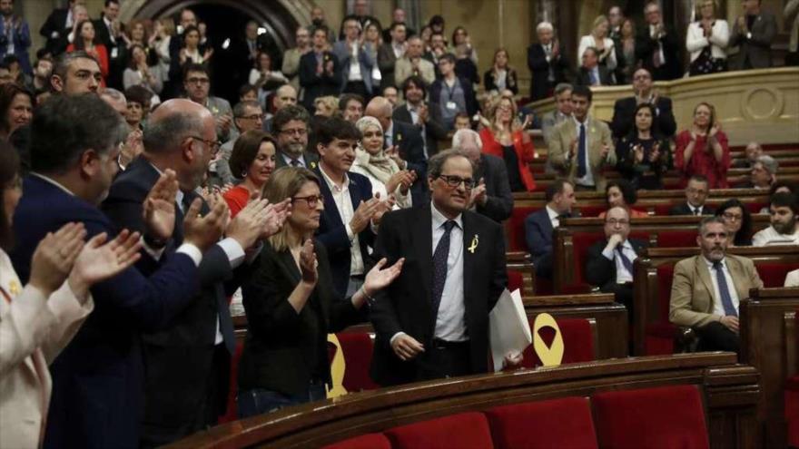 Sucesor de Puigdemont presidirá Cataluña con abstención de la CUP