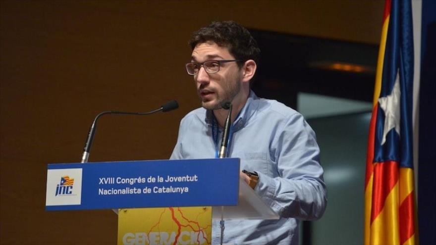 Sergi Miquel i Valentí, secretario general de Juventud Nacionalista de Cataluña (JNC), sección juvenil del Partido Demócrata Europeo Catalán (PDeCAT).