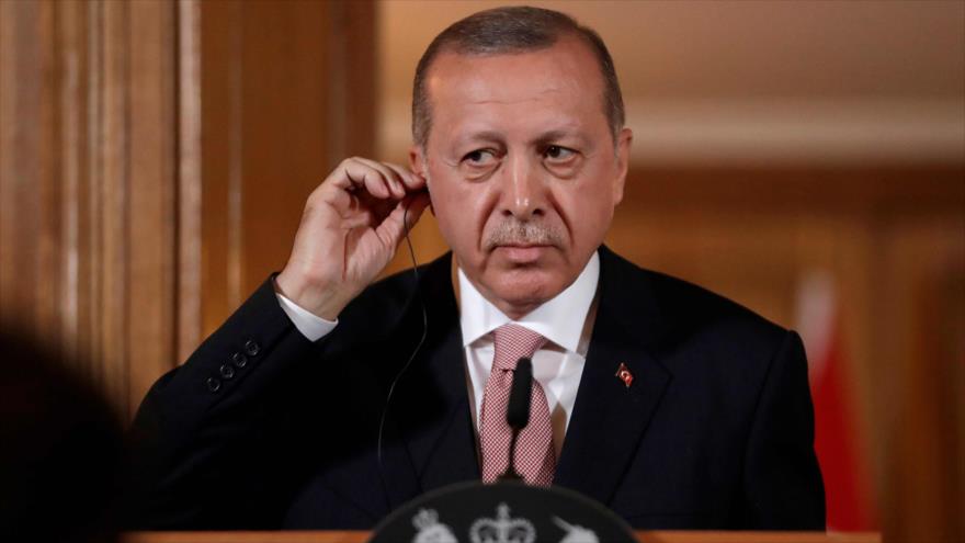 El presidente de Turquía, Recep Tayyip Erdogan, 15 de mayo de 2018.
