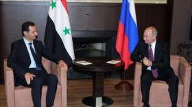 Putin se reúne con Bashar al-Asad en ciudad rusa de Sochi