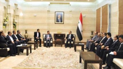 Damasco facilitará participación de Irán para reconstruir Siria