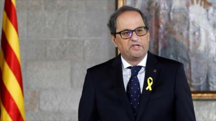 Torra desafía al Gobierno y nombra consejeros a presos y exiliados