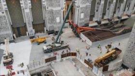 Colapso de una grúa en Mezquita Al-Haram deja un herido