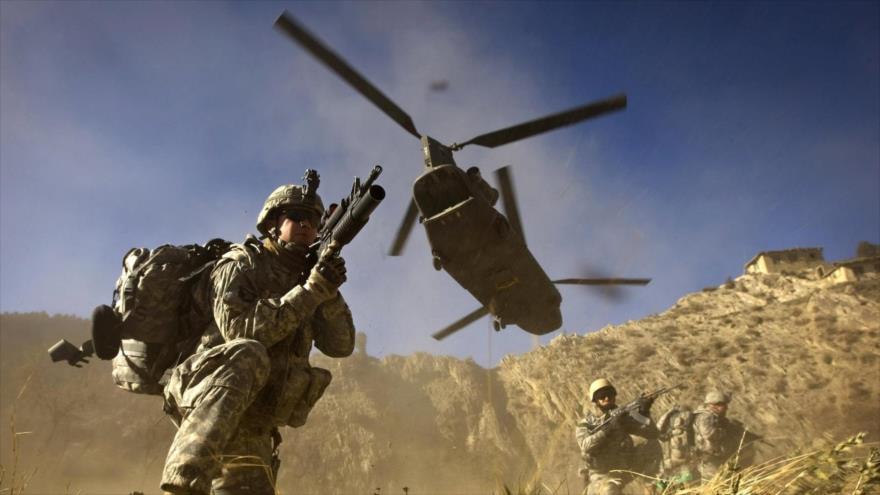 Fuerzas estadounidenses en medio de una misión en Afganistán.