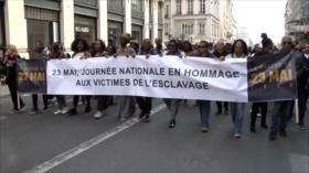 Marcha en Francia contra racismo y por víctimas de la esclavitud