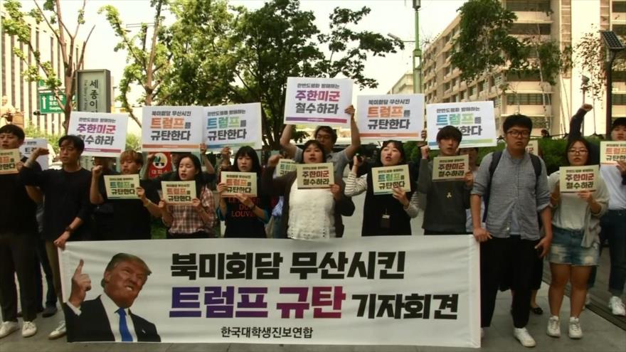 Reacciones tras cancelación de la cumbre entre Trump y Kim