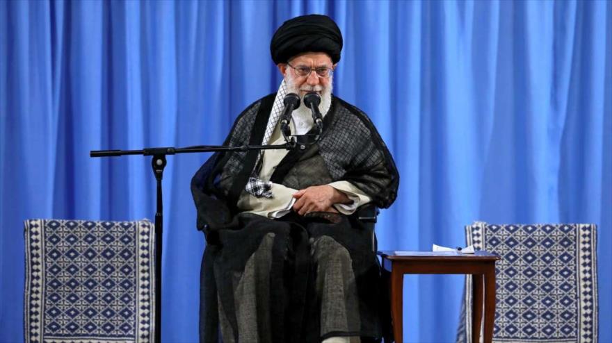 El Líder de la Revolución Islámica de Irán, el ayatolá Seyed Ali Jamenei, 28 de mayo de 2018.