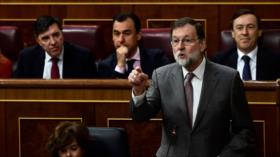 Rajoy rechaza dimitir y tacha de ‘chantaje’ la moción de censura