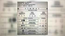 Petro denuncia fraude en votaciones a presidenciales en Colombia