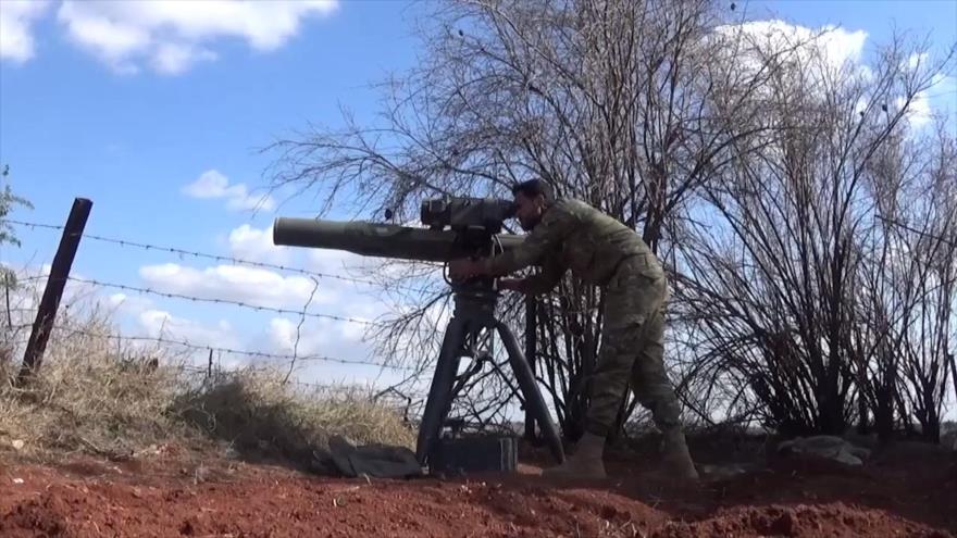 Vídeo: Rebeldes matan con misiles TOW a soldados sirios