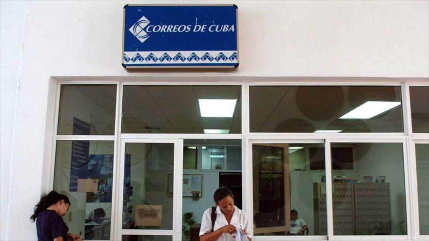 Un centro de correo en Cuba.