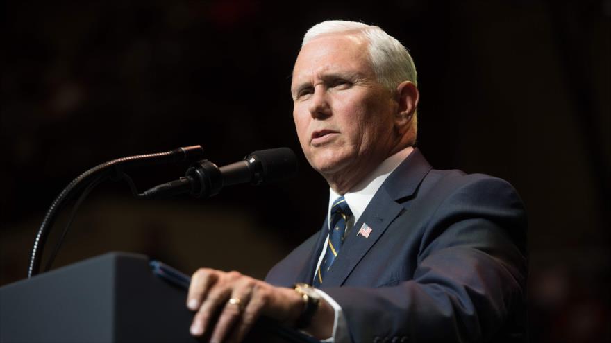 El vicepresidente de Estados Unidos, Mike Pence, Indiana, 10 de mayo de 2018.
