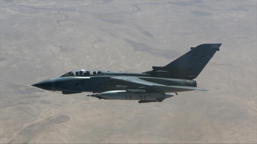 Avión de combate británico Tornado participa en una operación de la coalición liderada por EE.UU. en Irak, 21 de septiembre de 2016.