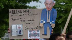 Manifestantes alemanes gritan: âNetanyahu no es bienvenidoâ