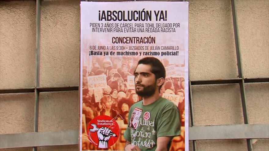 Activista se enfrenta a cárcel por grabar abuso policial en España